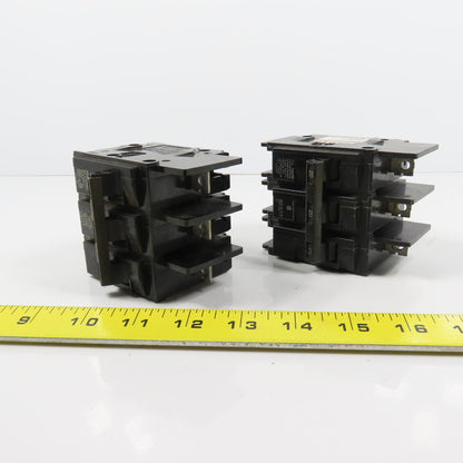 Siemens Gould BQ3B020 Type BQ 3-Pole 20A Circuit Breaker 240VAC Lot Of 2
