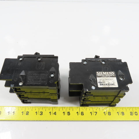 Siemens Gould BQ3B020 Type BQ 3-Pole 20A Circuit Breaker 240VAC Lot Of 2
