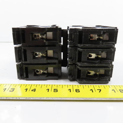 Siemens Gould BQ3B020 Type BQ 3-Pole 20A Circuit Breaker 240VAC Lot Of 2