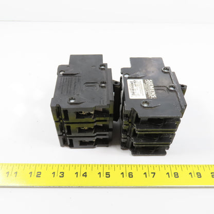 Siemens Gould BQ3B020 Type BQ 3-Pole 20A Circuit Breaker 240VAC Lot Of 2