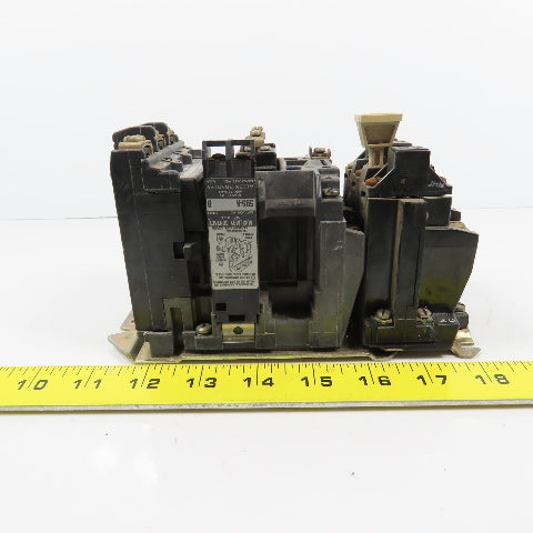 Allen Bradley 509-A0J Size 0 Motor Starter 600V 5HP 24V Coil Overload 592-B0W16