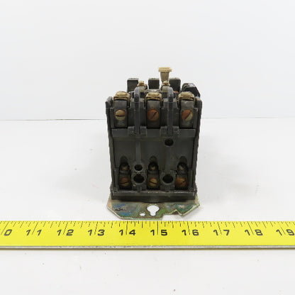 Allen Bradley 509-A0J Size 0 Motor Starter 600V 5HP 24V Coil Overload 592-B0W16