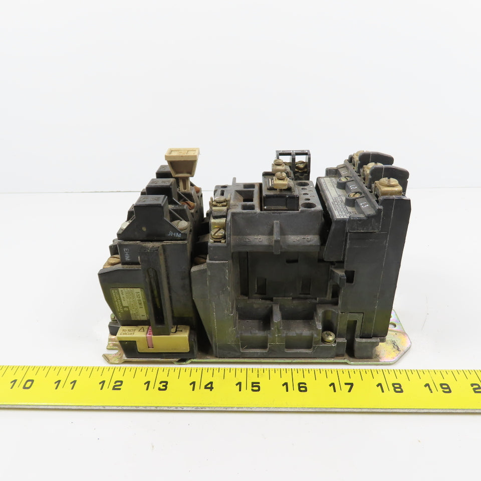 Allen Bradley 509-A0J Size 0 Motor Starter 600V 5HP 24V Coil Overload 592-B0W16