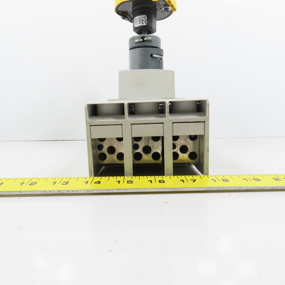 Allen Bradley 140G-I2C3-D20 200A Circuit Breaker W/ 140G-G-RMX Operator &140U-PY