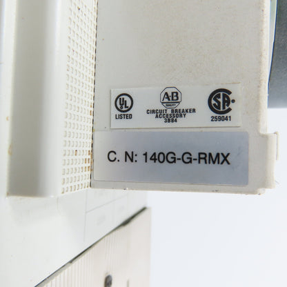 Allen Bradley 140G-I2C3-D20 200A Circuit Breaker W/ 140G-G-RMX Operator &140U-PY