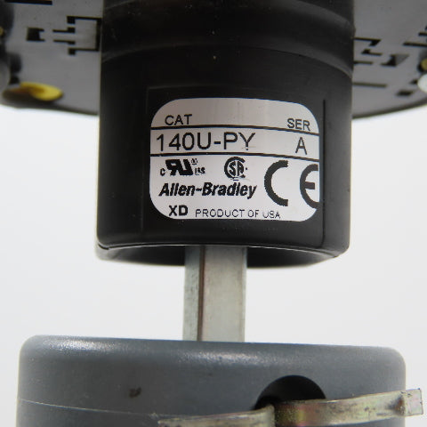 Allen Bradley 140G-I2C3-D20 200A Circuit Breaker W/ 140G-G-RMX Operator &140U-PY