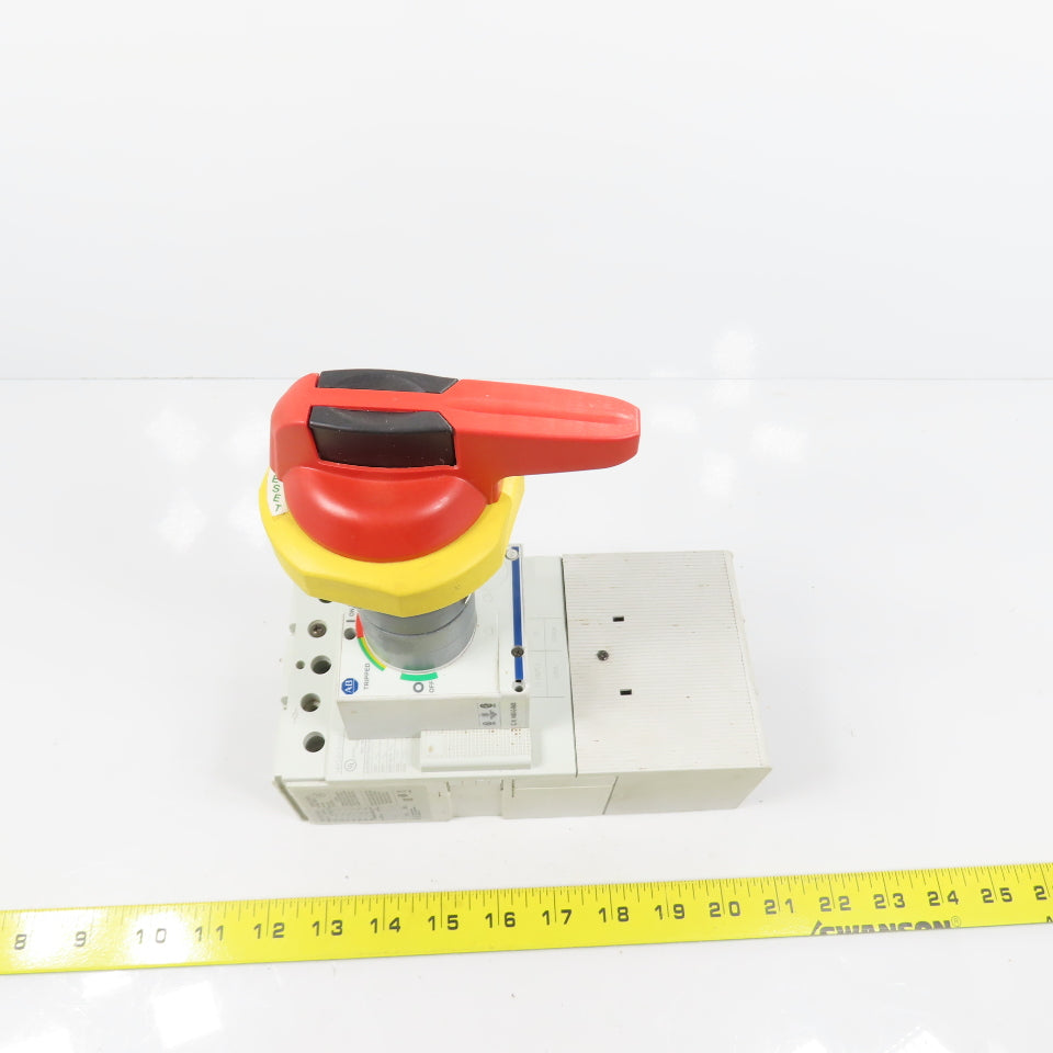 Allen Bradley 140G-I2C3-D20 200A Circuit Breaker W/ 140G-G-RMX Operator &140U-PY