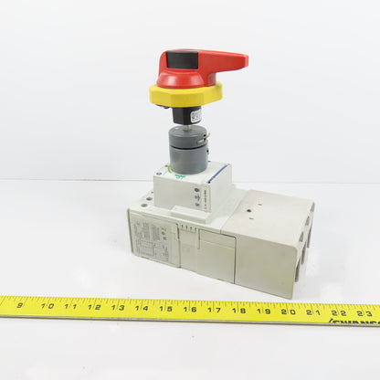 Allen Bradley 140G-I2C3-D20 200A Circuit Breaker W/ 140G-G-RMX Operator &140U-PY