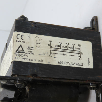 Dongan ES-10075.445 0.100kVA Single Phase Transformer Pri 208/230/460 Sec 24VAC
