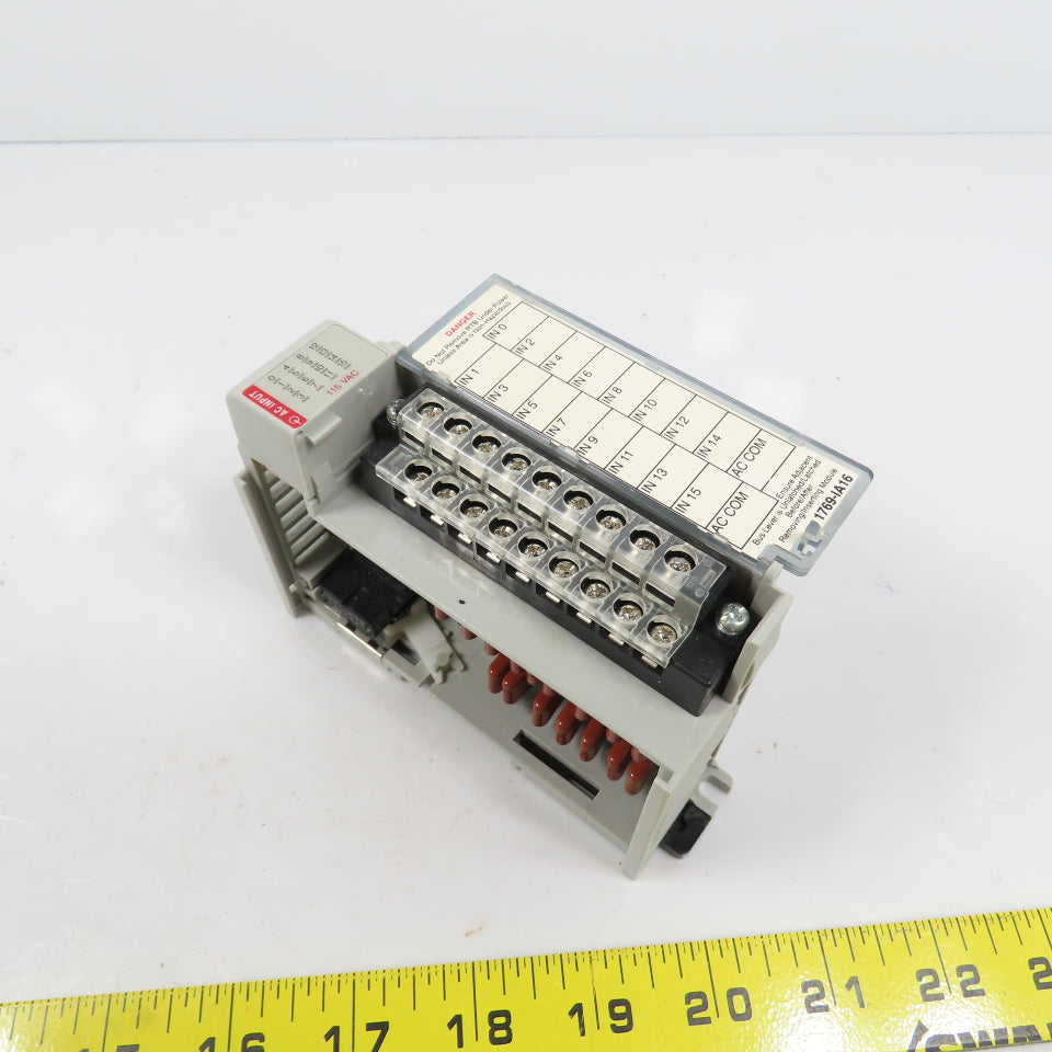 Allen Bradley 1769-IA16 Ser A Compact I/O 16 PT. Input Module F/W 3.1