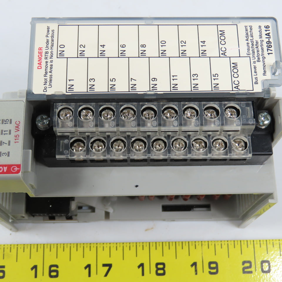 Allen Bradley 1769-IA16 Ser A Compact I/O 16 PT. Input Module F/W 3.1