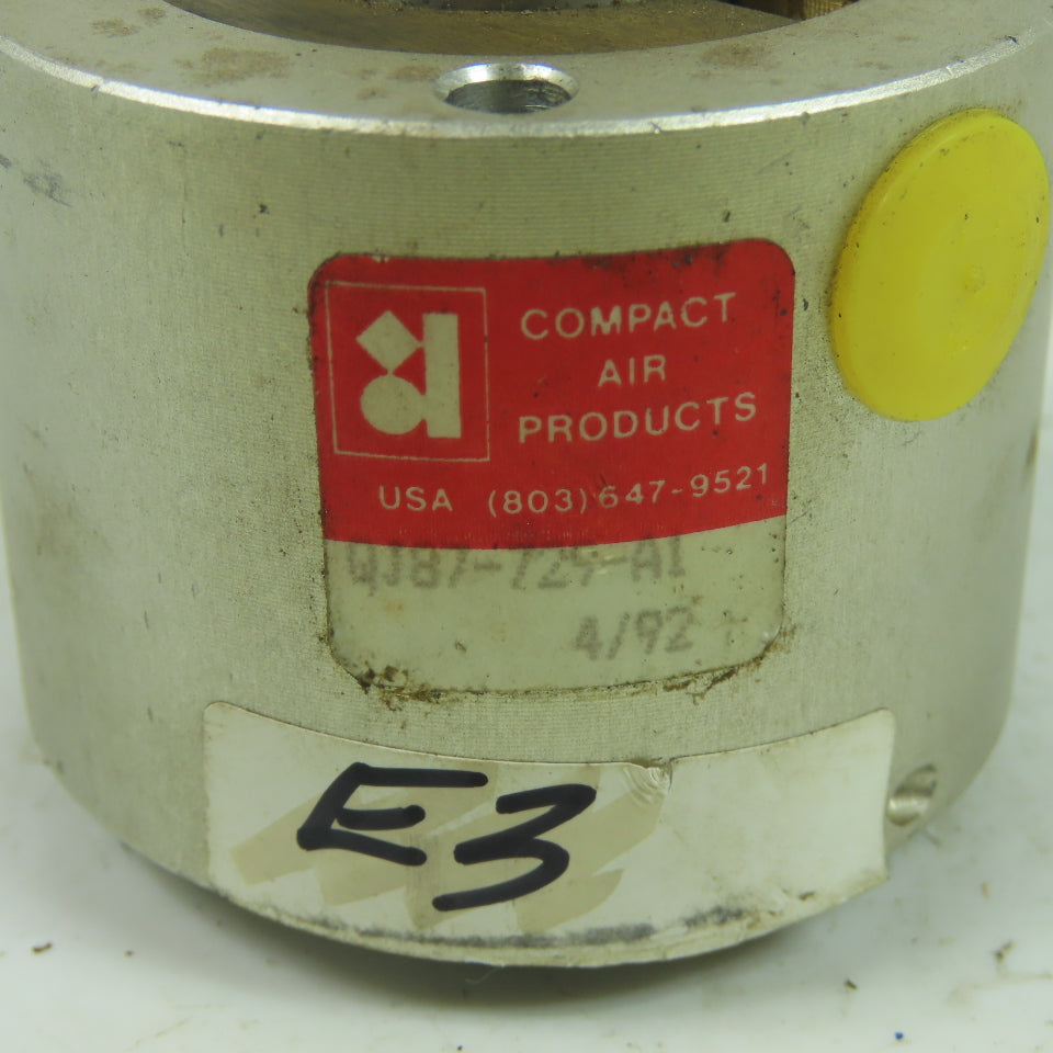 Compact Air Products QJ87-729-A1 Pneumatic Air Cylinder 17/32" Bore