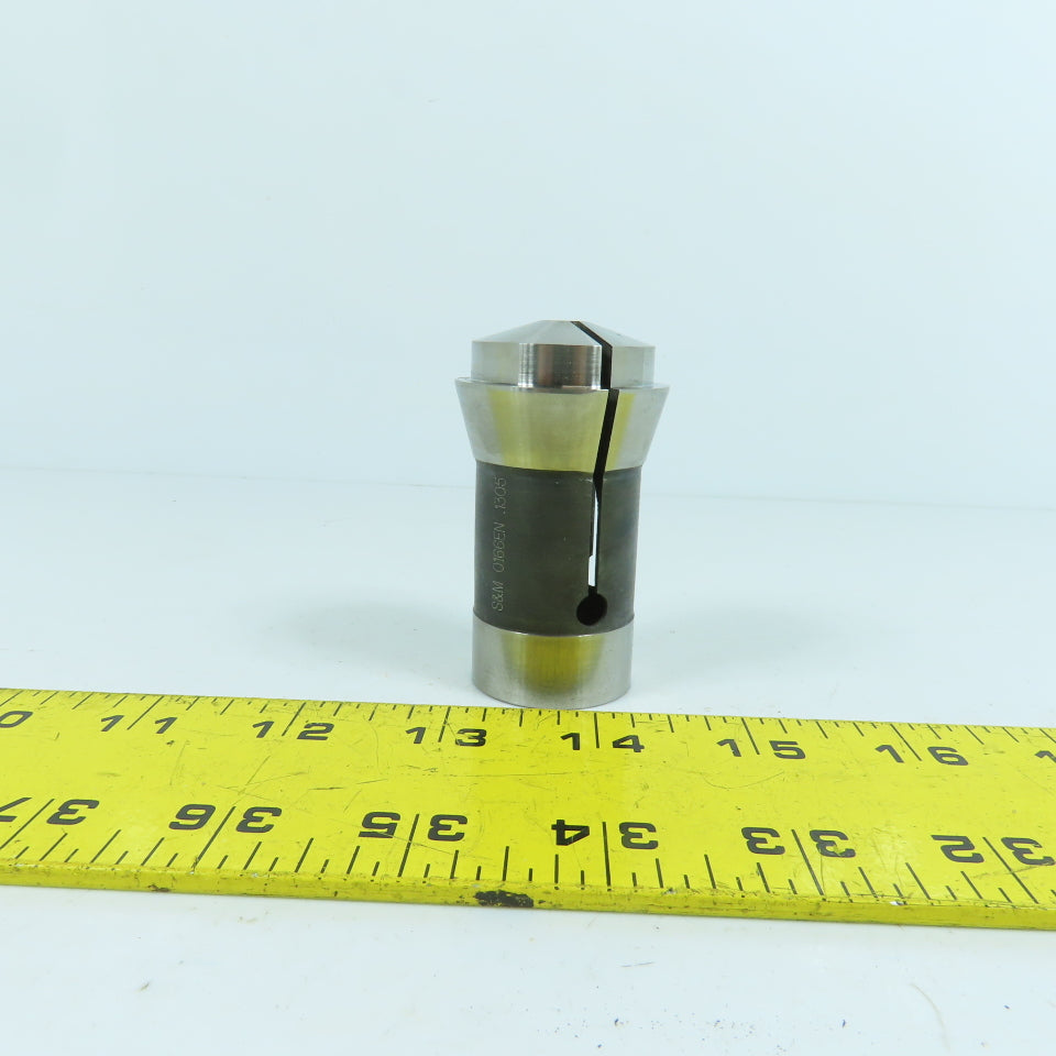 Southwick & Meister 0166EN 0.1305" Extended Nose Head Stock Collet 2.76" OAL
