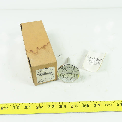 Trerice B82202Y05 Bimetal Thermometer 1/4" NPT 20/240FC 2.5" Stem