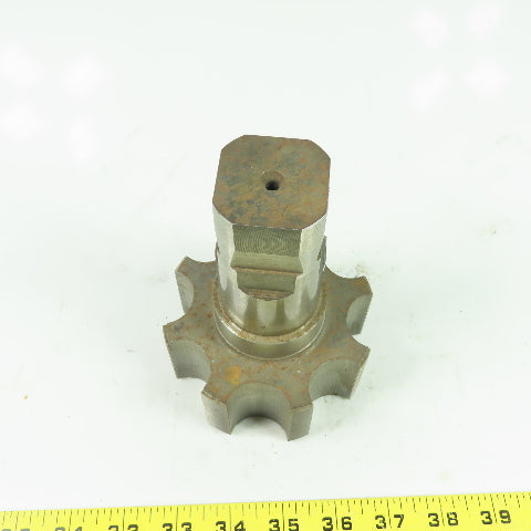 4-3/32" Straight 8 Flute Plug Tap 6" OAL 2" Shank Tap Length