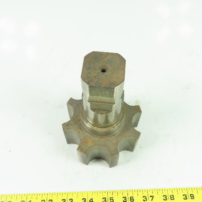 4-3/32" Straight 8 Flute Plug Tap 6" OAL 2" Shank Tap Length