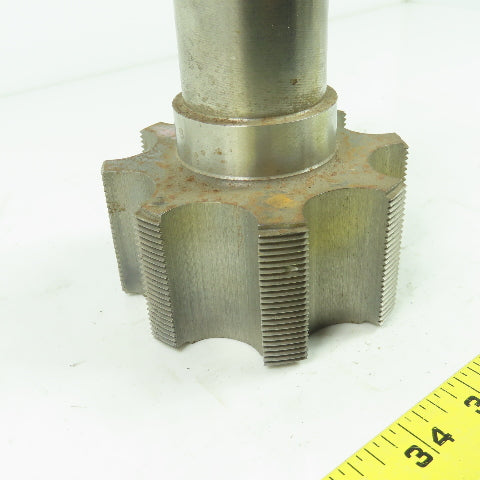 4-3/32" Straight 8 Flute Plug Tap 6" OAL 2" Shank Tap Length