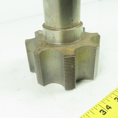 4-3/32" Straight 8 Flute Plug Tap 6" OAL 2" Shank Tap Length