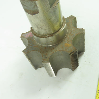 4-3/32" Straight 8 Flute Plug Tap 6" OAL 2" Shank Tap Length