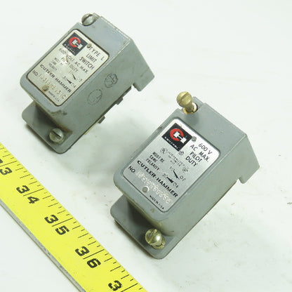 Cutler-Hammer 10316H5935C Limit Switch 600VAC Max Pilot Duty Lot Of 2