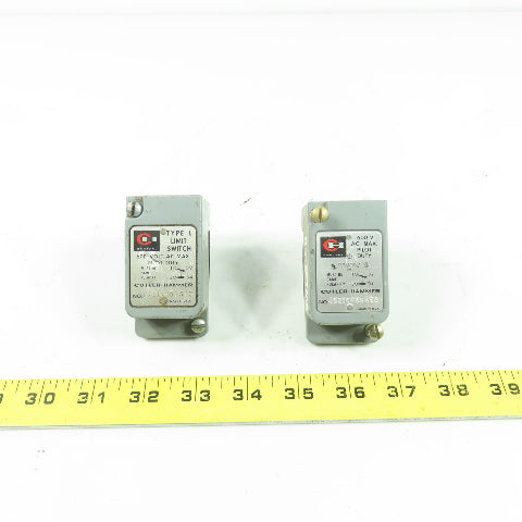 Cutler-Hammer 10316H5935C Limit Switch 600VAC Max Pilot Duty Lot Of 2