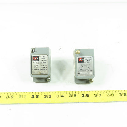 Cutler-Hammer 10316H5935C Limit Switch 600VAC Max Pilot Duty Lot Of 2