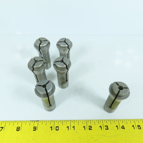 KEB MC20 (5) 3/16" & (1) 0.240" CB Round Collets Lot Of 6