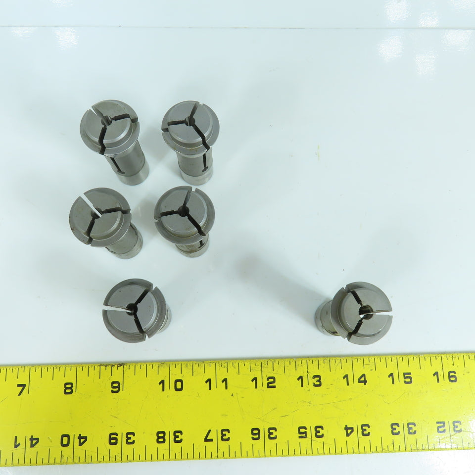KEB MC20 (5) 3/16" & (1) 0.240" CB Round Collets Lot Of 6