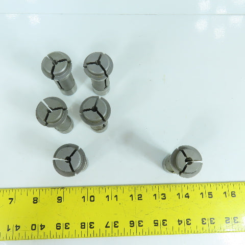KEB MC20 (5) 3/16" & (1) 0.240" CB Round Collets Lot Of 6