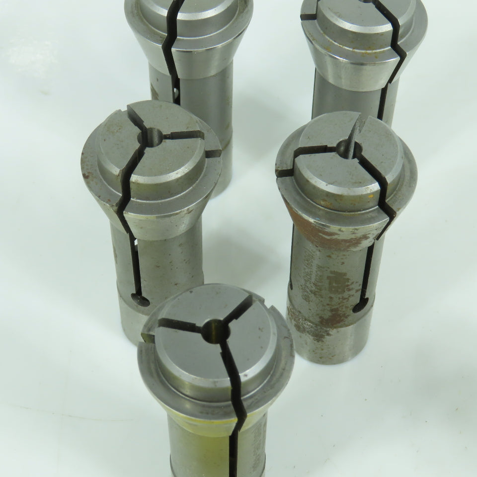 KEB MC20 (5) 3/16" & (1) 0.240" CB Round Collets Lot Of 6