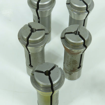 KEB MC20 (5) 3/16" & (1) 0.240" CB Round Collets Lot Of 6