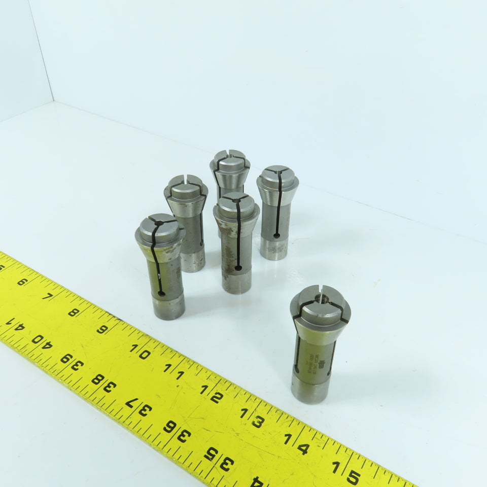KEB MC20 (5) 3/16" & (1) 0.240" CB Round Collets Lot Of 6