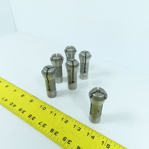 KEB MC20 (5) 3/16" & (1) 0.240" CB Round Collets Lot Of 6