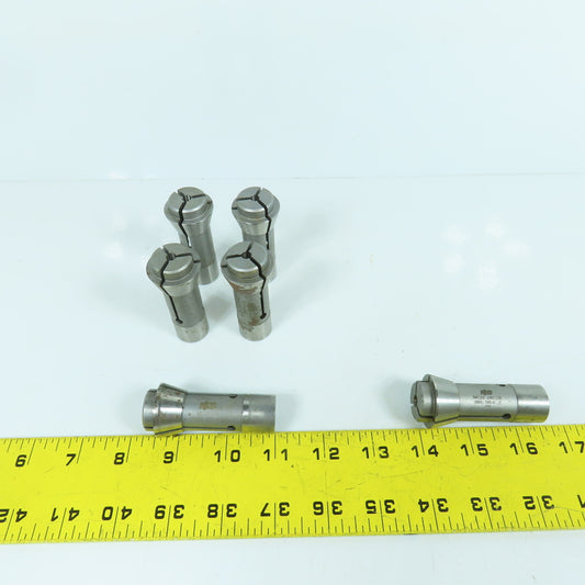 KEB MC20 (5) 3/16" & (1) 0.240" CB Round Collets Lot Of 6