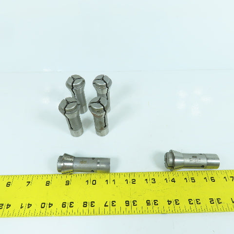 KEB MC20 (5) 3/16" & (1) 0.240" CB Round Collets Lot Of 6