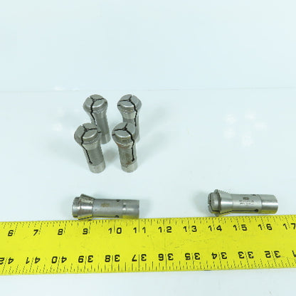 KEB MC20 (5) 3/16" & (1) 0.240" CB Round Collets Lot Of 6