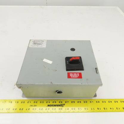 Daykin ML2F2F-Z227 Modular Transformer Disconnect 25A Max