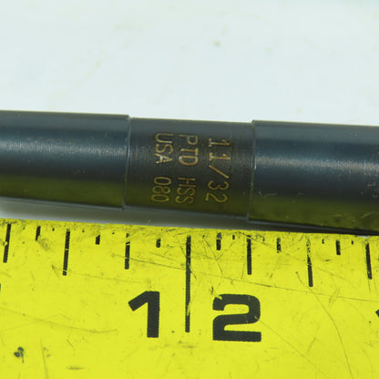 Precision Twist 20022 11/32" 2-Flute HSS Drill Bit 118° Tip Morse Taper MT1 USA
