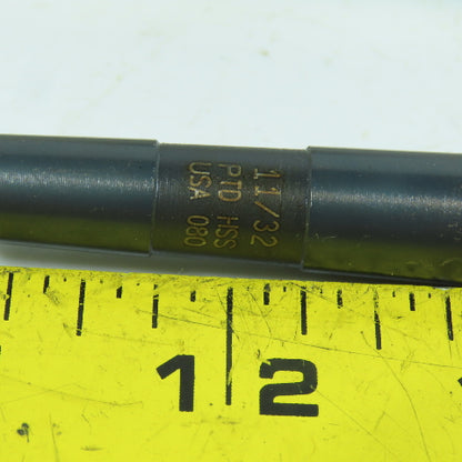 Precision Twist 20022 11/32" 2-Flute HSS Drill Bit 118° Tip Morse Taper MT1 USA