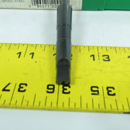 Precision Twist 020016 1/4"-E 2-Flute PTD HSS Drill Bit 118° Tip Morse Taper MT1
