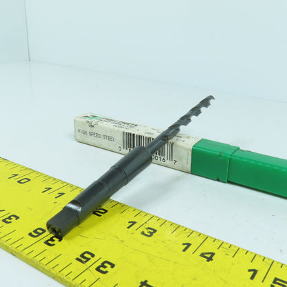 Precision Twist 020016 1/4"-E 2-Flute PTD HSS Drill Bit 118° Tip Morse Taper MT1