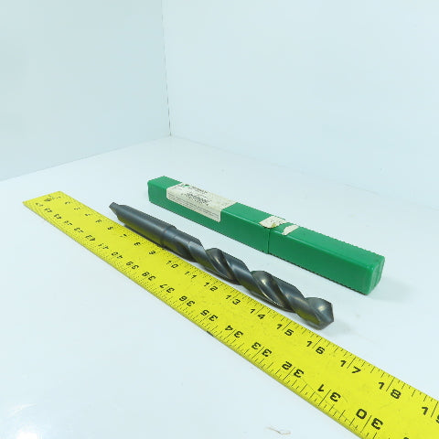 Precision Twist 20054 27/32" 2-Flute HSS Drill Bit 118° Tip Morse Taper MT3 11"L