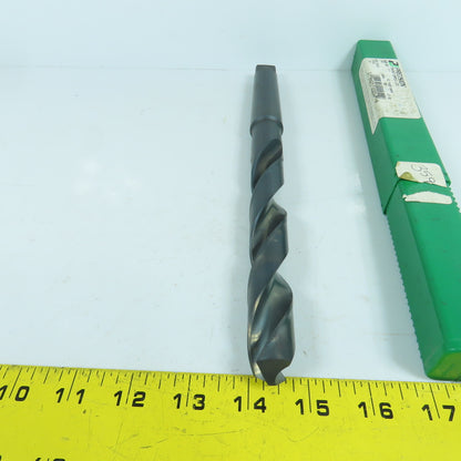 Precision Twist 20054 27/32" 2-Flute HSS Drill Bit 118° Tip Morse Taper MT3 11"L