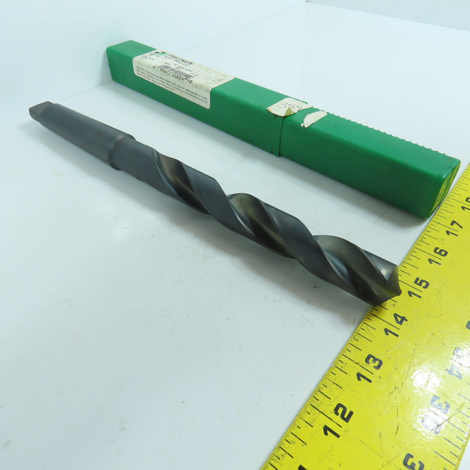 Precision Twist 20054 27/32" 2-Flute HSS Drill Bit 118° Tip Morse Taper MT3 11"L
