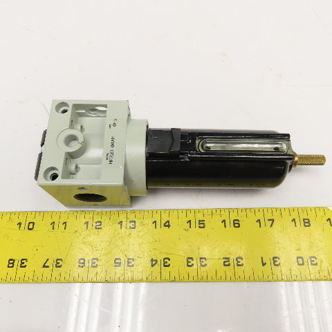 MF22D-04AM 1/2" NPT Inline Compressed Air Filter Manual Drain Filter Indicator