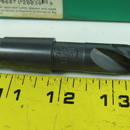 Precision Twist 020038 19/32" 2-Flute HSS Drill Bit 118° Tip Morse Taper MT2 9"L