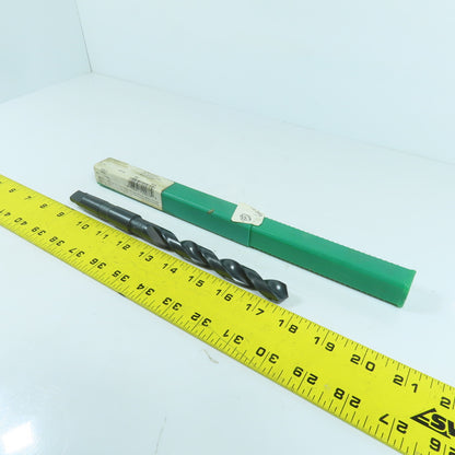 Precision Twist 020038 19/32" 2-Flute HSS Drill Bit 118° Tip Morse Taper MT2 9"L