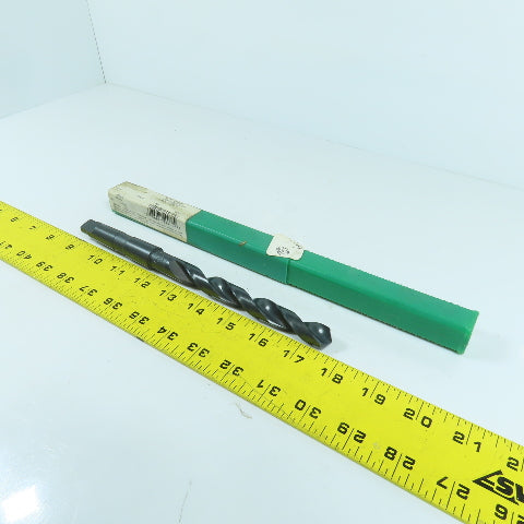 Precision Twist 020038 19/32" 2-Flute HSS Drill Bit 118° Tip Morse Taper MT2 9"L