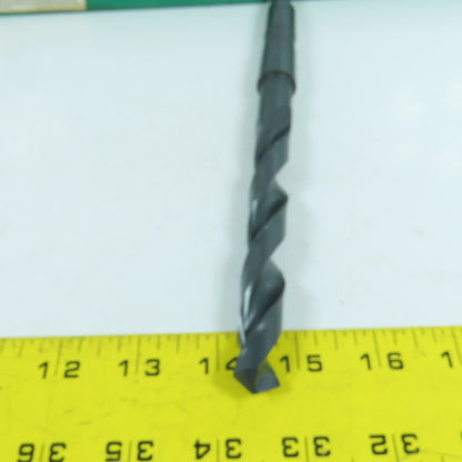 Precision Twist 020038 19/32" 2-Flute HSS Drill Bit 118° Tip Morse Taper MT2 9"L