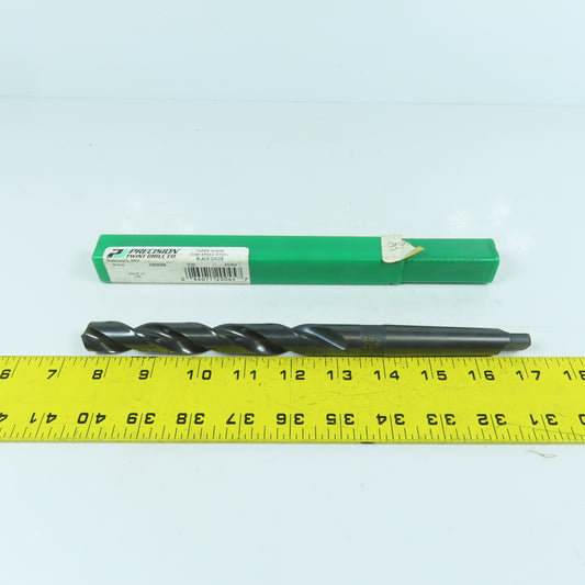 Precision Twist 020045 45/64" 2-Flute HSS Drill Bit 118° Tip Morse Taper MT2